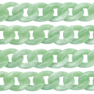 Acrylic chain 22mm Green