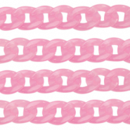 Acrylic chain 19mm Pink