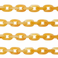 Acrylic chain 15mm Amber Orange