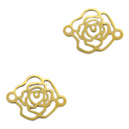 Stainless steel charms/connector rose Gold