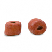 DQ greek ceramic beads 5mm Brick Red