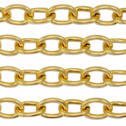 Stainless steel belcher chain anchor cable Gold