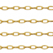 Stainless steel belcher chain anchor cable Gold