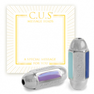C.U.S® jewellery message beads "amour" Silver (nickel free)