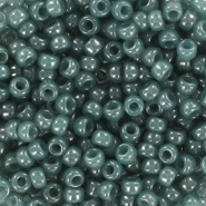 Miyuki seed beads 8/0 Ceylon Translucent Eucalyptus Blue 8-2376