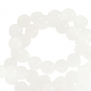 Natural stone beads Quartz 6mm White