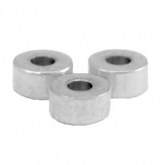 Stainless steel beads disc 4mm Silver