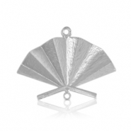 DQ European metal charms connector Antique Silver (nickel free)