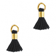 Tassels 0.7cm Gold-Black