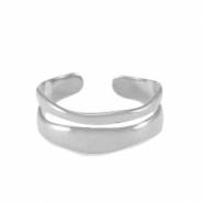 Stainless steel rings Silver