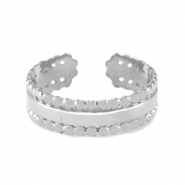 Stainless steel rings Silver