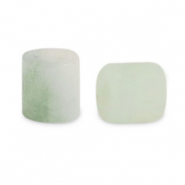 Natural stone beads Serpentine and Marble disc 4x4mm Glacier Green