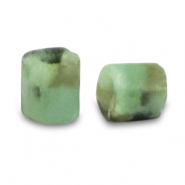 Natural stone beads Marble disc 2x2mm Marble Mint Green