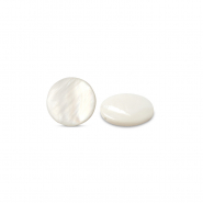 Shell beads 6mm White (natural colour)