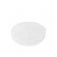 Jewellery display 6 compartment storage box Transparent