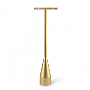 Jewellery display T-Form for earrings Gold