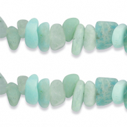 Chips stone beads Amazonite Mint Green