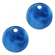 Resin pendants 12mm Prussian Blue