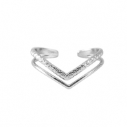 Stainless steel rings Silver