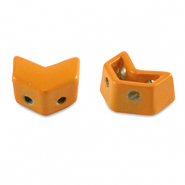 Tile beads arrow Orange