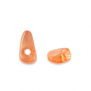Acrylic beads chips Transparent Orange