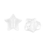 Acrylic beads star Transparent