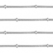 Stainless steel findings belcher chain ball Silver