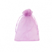 Jewellery Organza Bag 7x9cm Magenta Purple