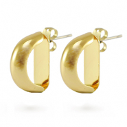 Brass TQ metal earpin Gold