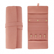 Jewellery travel case large Pink