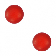 4 mm soft Polaris Elements cabochon "Birthstones" July SS16 shiny Berry Red
