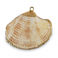 Shell pendants specials Scallop Off White-Gold