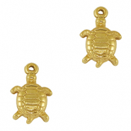 Stainless steel charms turtle Gold