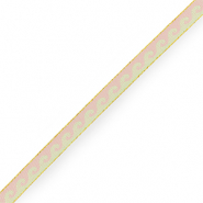 Ribbon text waves Pastel green-Pastel pink