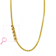Stainless steel necklaces Gold