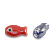 Ceramic beads fish Multicolour