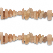 Chipstone beads Sunstone Light Beige-Pink