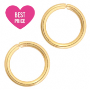 Stainless steel findings jump ring 5mm Gold