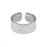 Stainless steel rings ''Love'' Silver