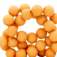6 mm acrylic beads Light Orange