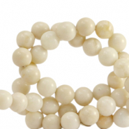 Natural stone beads Calcite and Marble 8mm Beige