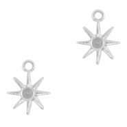 Stainless steel charms star Silver