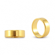 DQ European metal slider ring Gold (Nickelfree)