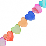 Shell beads heart Multicolour