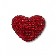 Bohemian beads heart Red