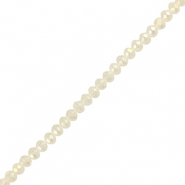 Top faceted beads 6x4mm disc Transparent