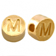 DQ European metal letterbead M Gold (nickel free)