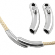 DQ magnetic clasp for 5mm (Dreamz)cord Antique silver (nickel free)