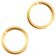 DQ European metal jump ring 5.5mm Gold (nickel free)