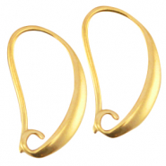 DQ european metal earrings Gold (nickel free)